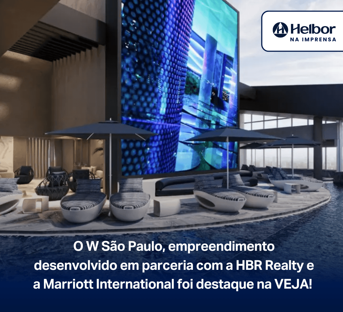 W Hotel foi destaque na Veja!