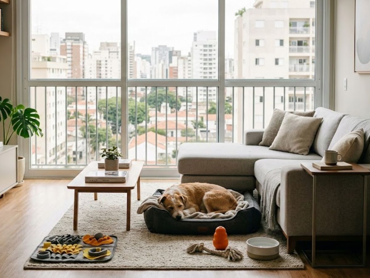 Cachorros em apartamento: raças, rotina e cuidados para ficar sozinhos