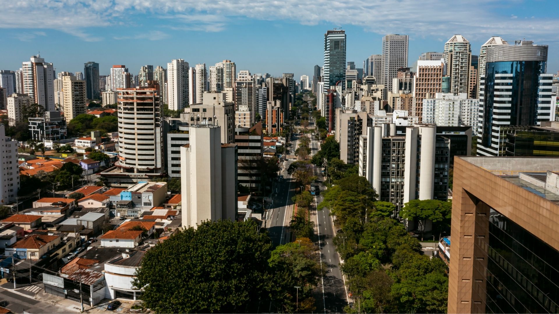 Rua do Brooklin em Sao Paulo